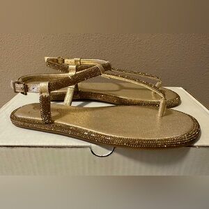 Jessica Simpson Oliara T-Strap Flat Sandal - NIB